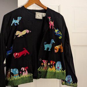 Michael Simon lite dog sweater set